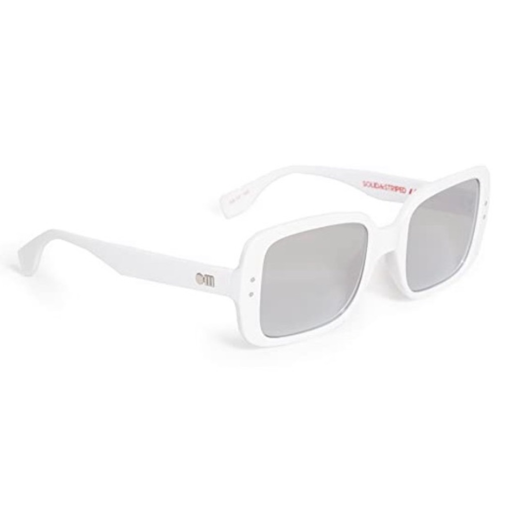 Le Specs White Mirrored Sunglasses - Picture 7 of 14